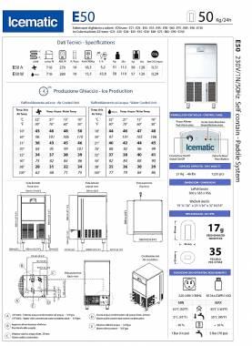 ΠΑΓΟΜΗΧΑΝΗ ΑΝΑΔΕΥΣΗΣ E50 ICEMATIC